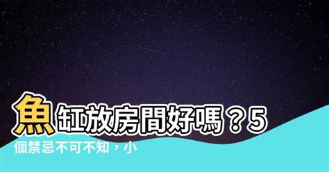 房間養魚好嗎|房間養魚有禁忌？專家解答